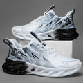 Men's Casual Sports Shoes with Flame Design