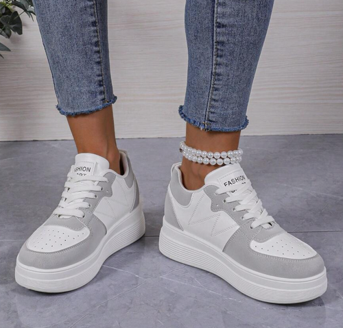 Ladies’ Elevated Wedge Comfort Sneakers